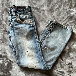 Mens Rock Revival Jeans